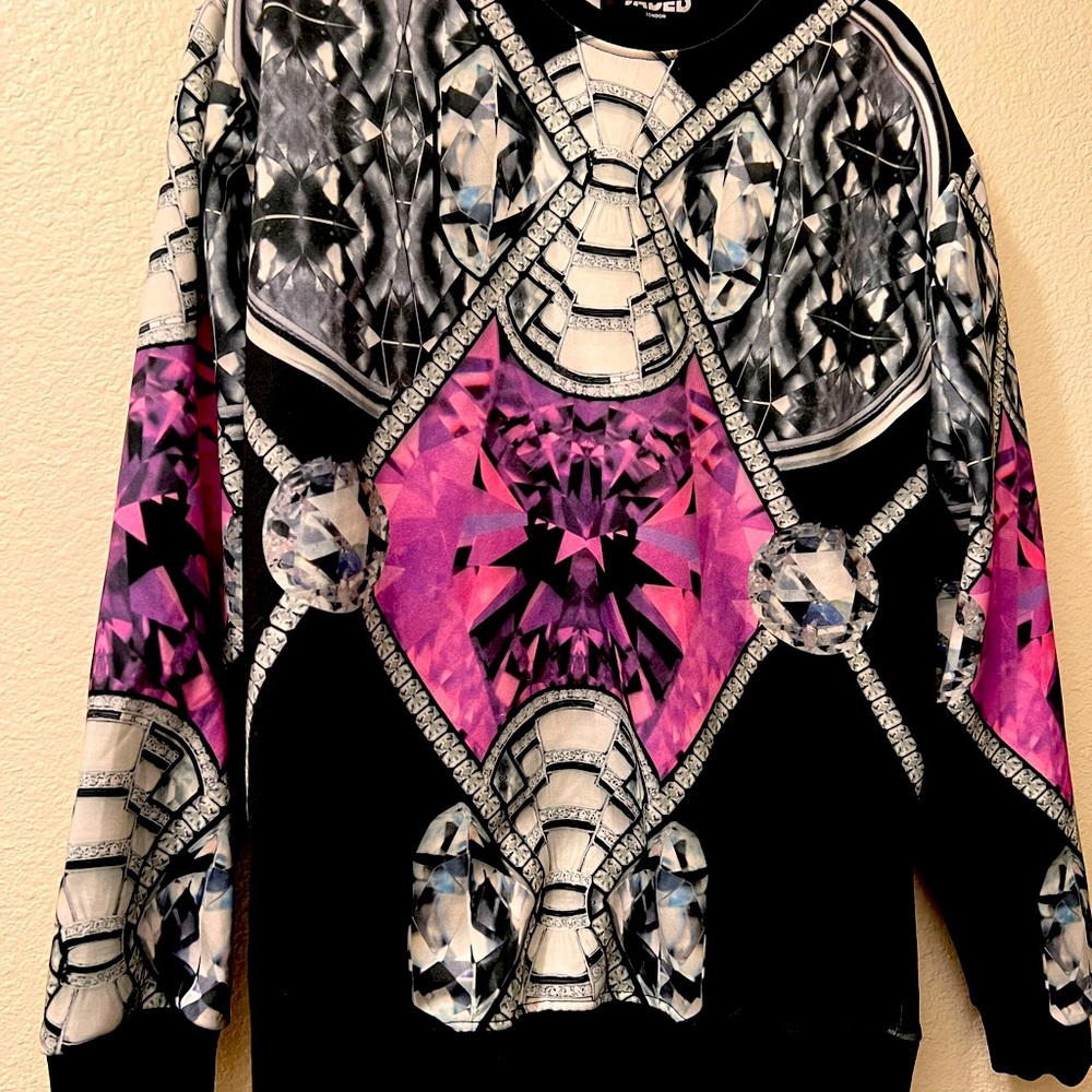 Jaded London diamond sweatshirt L